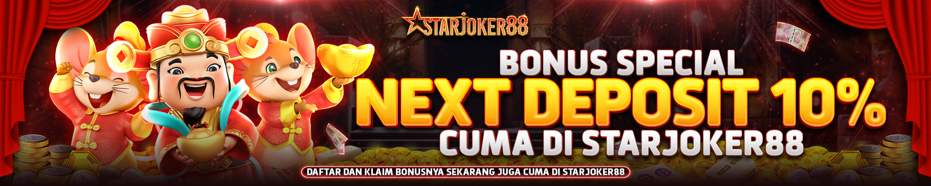 Bonus next deposit 10%